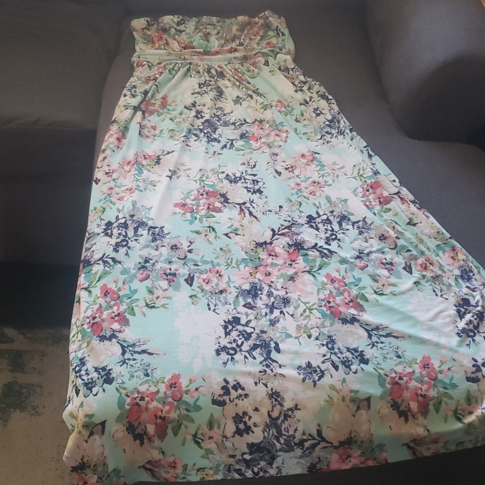 Trixxi strapless dress xl NWOT
